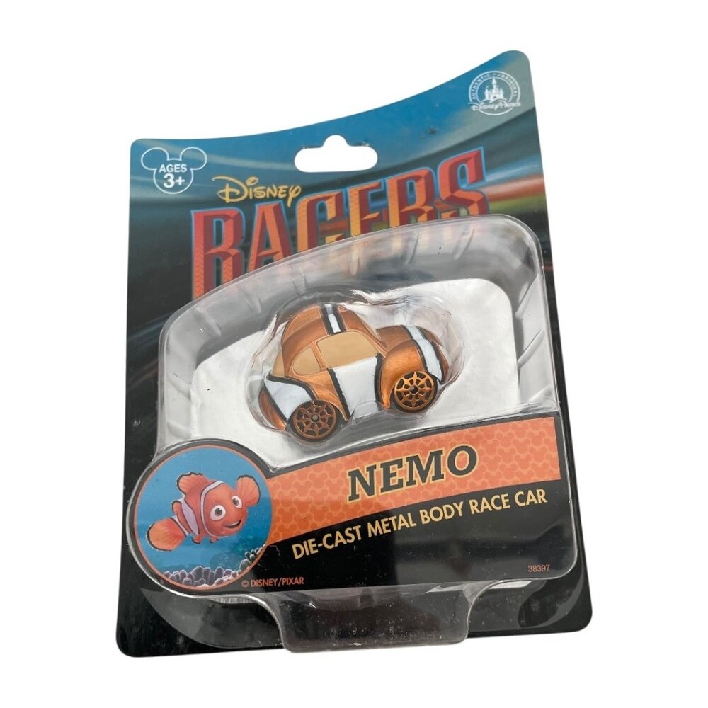 Disney Parks Disney Racers Finding Nemo Nemo 1/64 Scale Die Cast Car